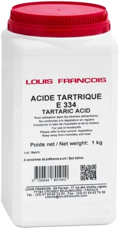 Acide tartrique E334 1 kg Louis François