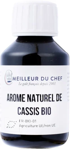 Arôme Bio cassis hydrosoluble 58 ml Selectarôme