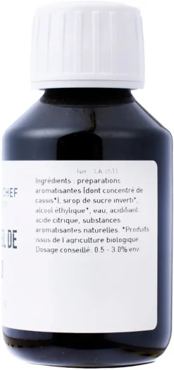 Arôme Bio cassis hydrosoluble 115 ml Selectarôme