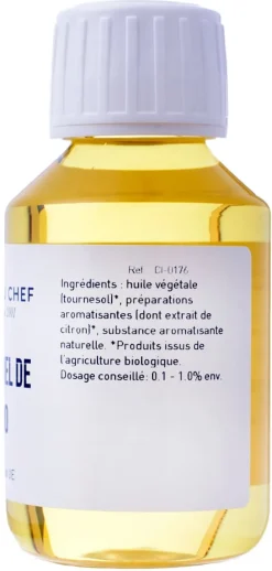 Arôme Bio citron liposoluble 1 litre Selectarôme