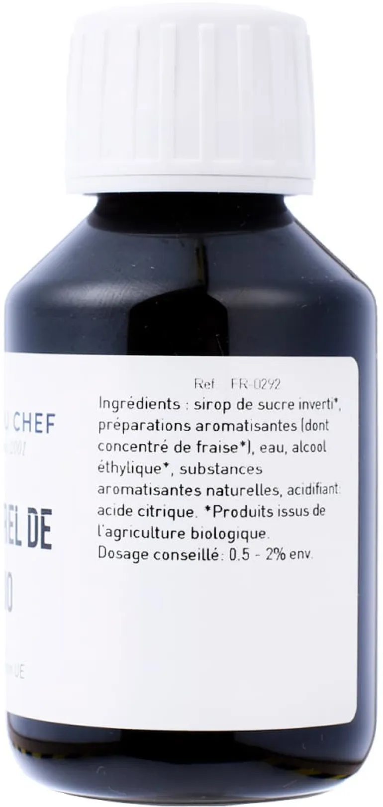 Arôme Bio fraise hydrosoluble 1 litre Selectarôme