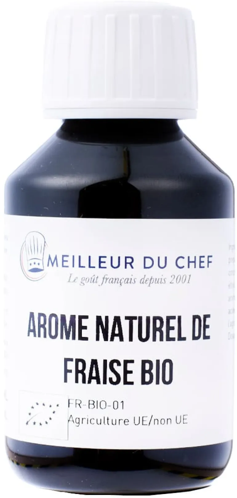 Arôme Bio fraise hydrosoluble 1 litre Selectarôme