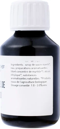 Arôme Bio myrtille hydrosoluble 58 ml Selectarôme
