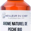 Arôme Bio pêche hydrosoluble 1 litre Selectarôme