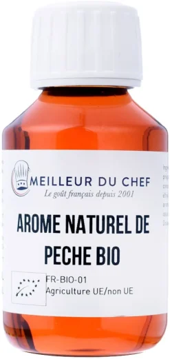 Arôme Bio pêche hydrosoluble 58 ml Selectarôme