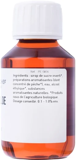 Arôme Bio pêche hydrosoluble 115 ml Selectarôme