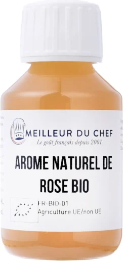 Arôme Bio rose hydrosoluble 1 litre Selectarôme