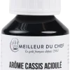 Arôme cassis acidulé hydrosoluble 500 ml Selectarôme