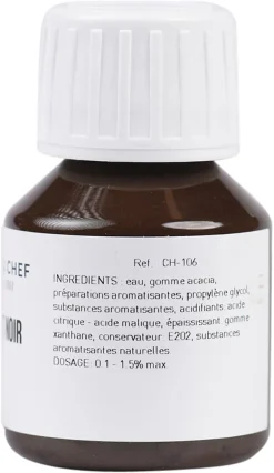Arôme chocolat noir gourmet hydrosoluble 58 ml Selectarôme