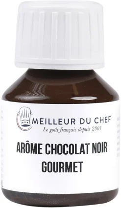 Arôme chocolat noir gourmet hydrosoluble 58 ml Selectarôme
