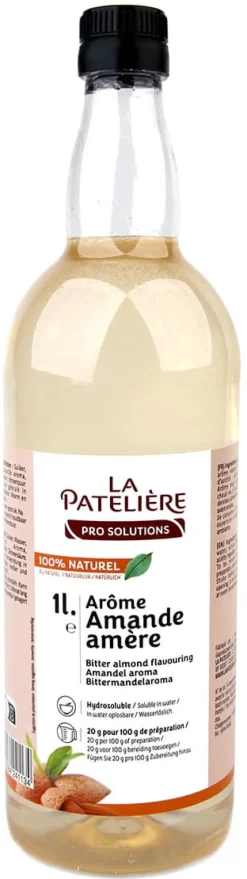 Arôme d'amande amère hydrosoluble 1 litre La Patelière