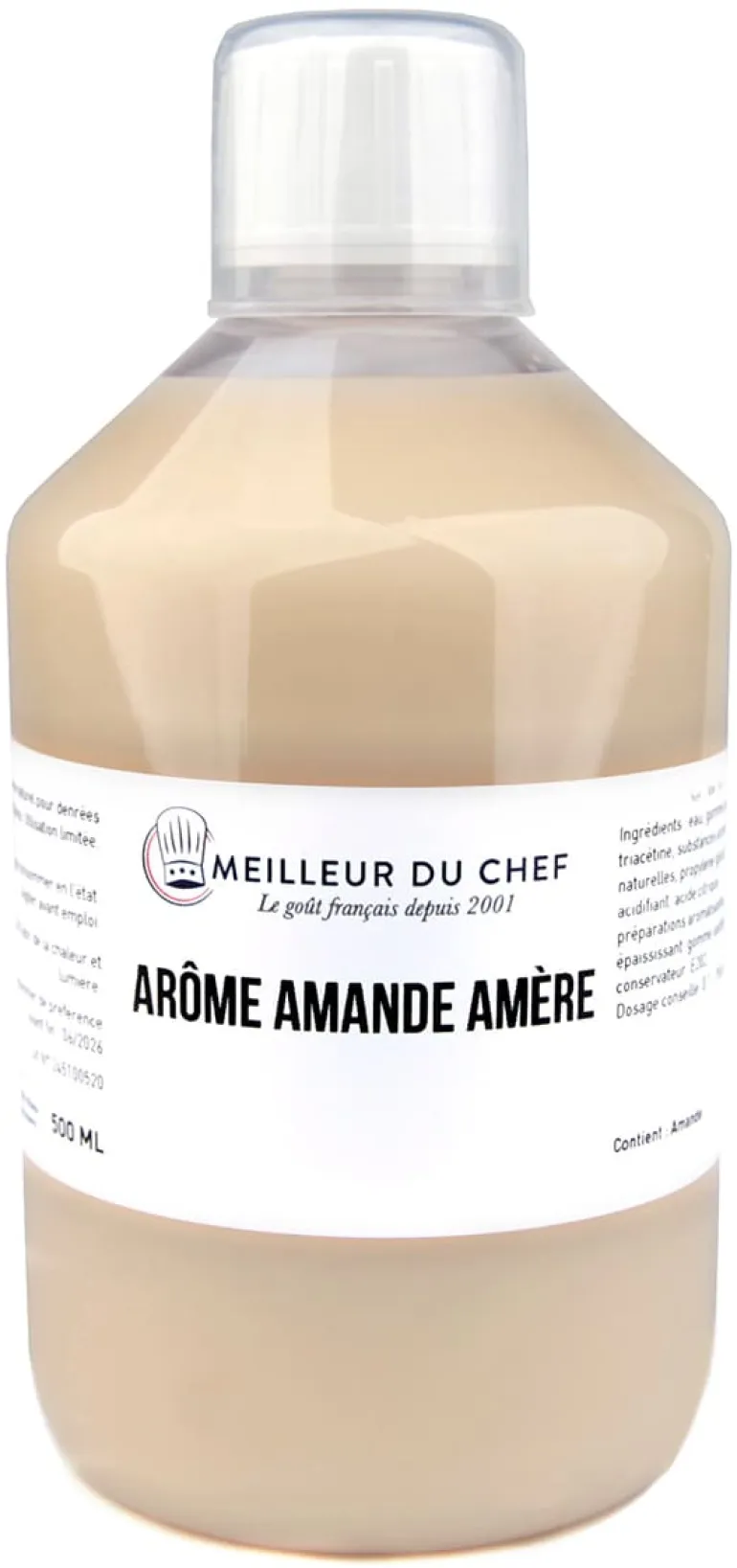 Arôme naturel amande amère Hydrosoluble 1 litre Selectarôme