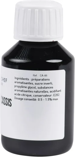 Arôme naturel cassis hydrosoluble 58 ml Selectarôme