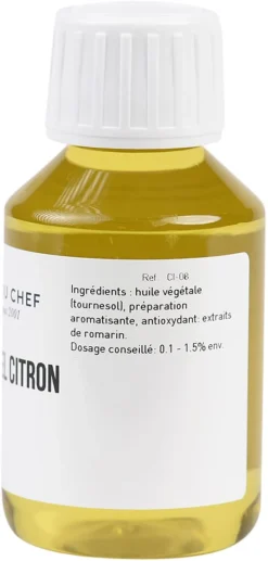 Arôme naturel citron liposoluble 1 litre Selectarôme