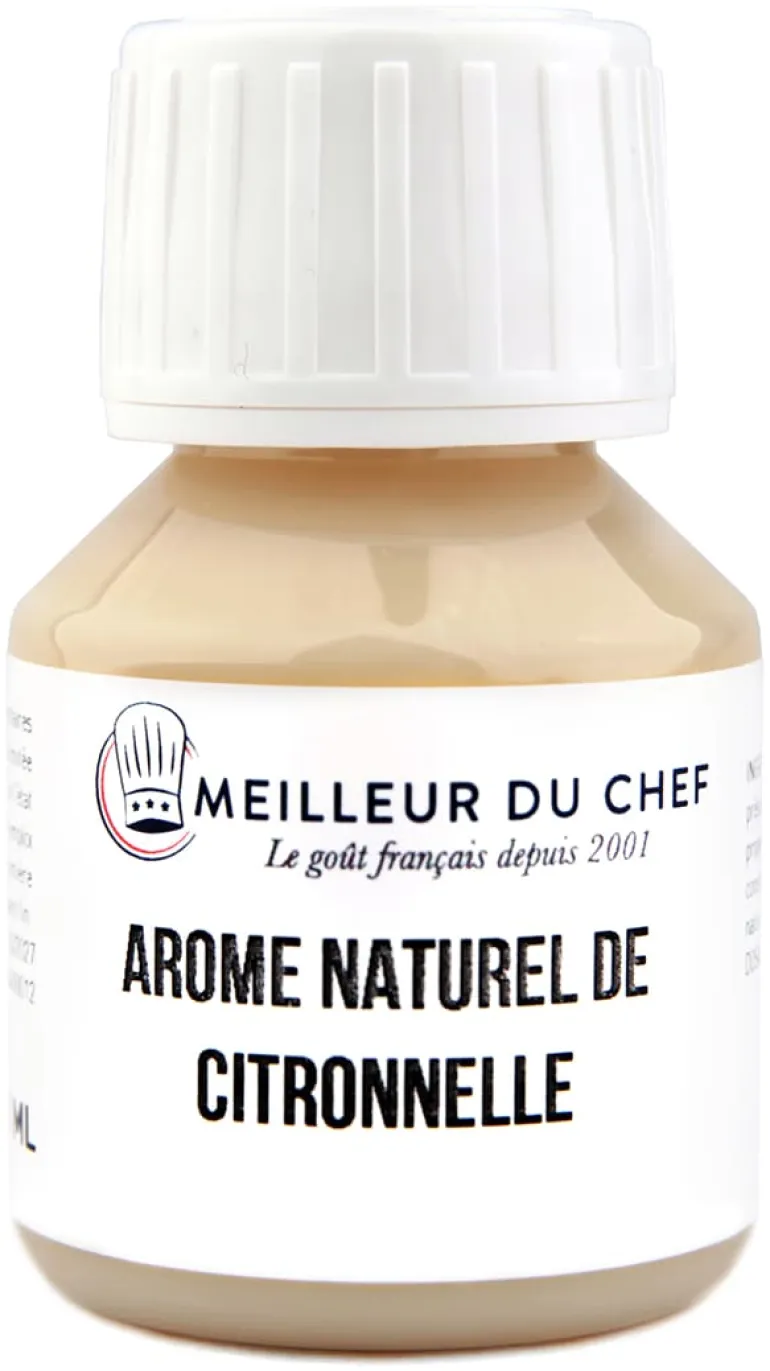 Arôme naturel citronnelle hydrosoluble 58 ml Selectarôme