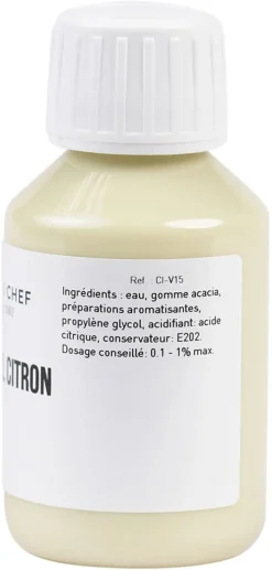 Arôme naturel citron vert hydrosoluble 1 litre Selectarôme