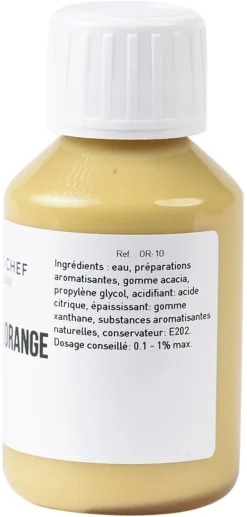 Arôme naturel orange hydrosoluble 500 ml Selectarôme