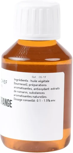 Arôme naturel orange sanguine liposoluble 1 litre Selectarôme