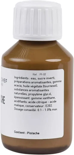 Arôme naturel pistache hydrosoluble 58 ml Selectarôme