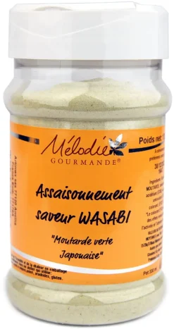 Assaisonnement saveur wasabi 130 g Mélodie Gourmande