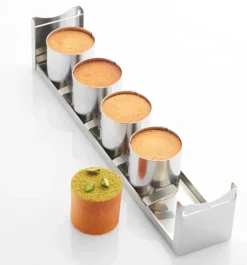 Attelage inox 5 mini cylindres Ø 6 x ht 6 cm Martellato