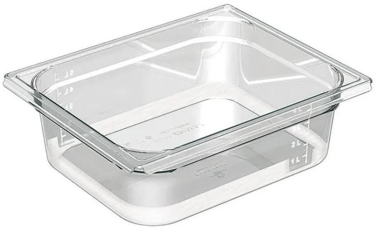 Bac gastronorme en copolyester cristal plus GN 1/2 Ht 10 cm Matfer