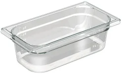 Bac gastronorme en copolyester cristal plus GN 1/3 Ht 15 cm Matfer