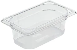Bac gastronorme en copolyester cristal plus GN 1/4 Ht 15 cm Matfer