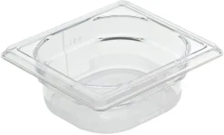 Bac gastronorme en copolyester cristal plus GN 1/6 Ht 6,5 cm Matfer