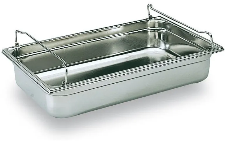 Bac gastronorme GN 1/1 plein avec anses panier Matfer