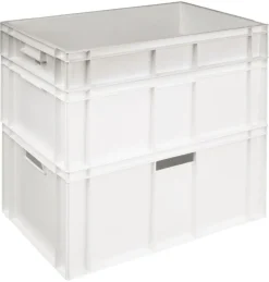 Bac gerbable plein blanc 60 x 40 cm Ht 12 cm