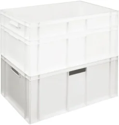 Bac gerbable plein blanc 60 x 40 cm Ht 32 cm
