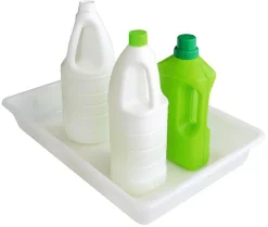 Bac plat blanc 10 litres 53 x 38 x ht 8 cm Gilac