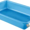 Bac plat norme HACCP 3 L bleu 34 x 23 x ht 7 cm Gilac