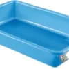 Bac plat norme HACCP 5 L bleu 43 x 28 x ht 7 cm Gilac