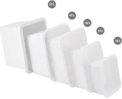 Bac renforcé emboitable 19 litres 45 x 37 x ht 17 cm Gilac