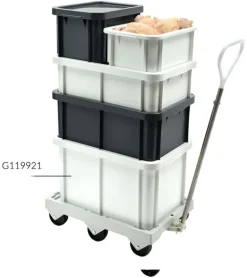 Bac stockage renforcé 55 L blanc Gilac