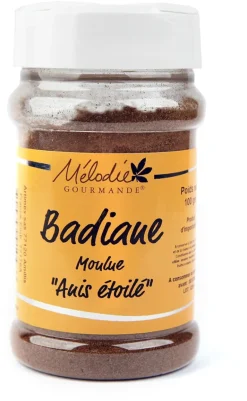 Badiane en poudre 100 g Mélodie Gourmande