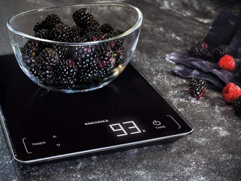 Balance de cuisine EL noire Portée 15 kg précision 1 g Soehnle