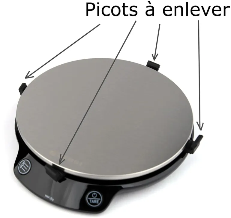Balance de cuisine haute précision Portée 3 kg précision 0,1 g Hendi