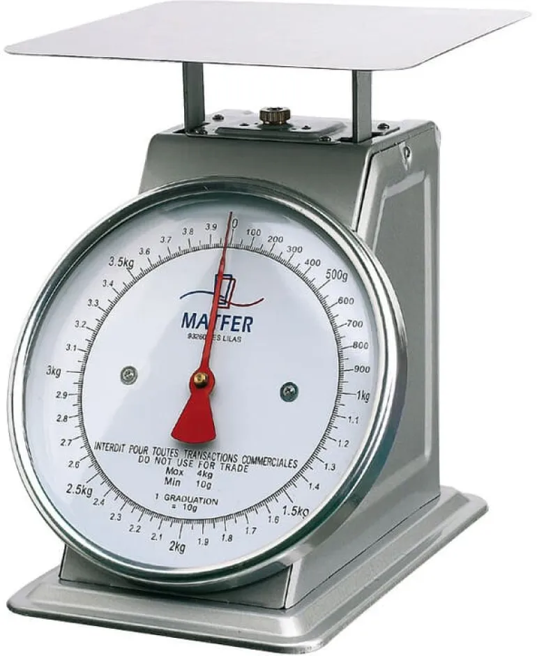 Balance mécanique Portée 30 kg précision 100 g Matfer