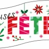 Banderole Joyeuses Fêtes en azyme (x 24) Décoration gâteau Florensuc