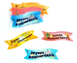 Banderolle azyme (x 24) Joyeux anniversaire