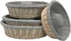 Banneton boulanger Couronne en osier entoilé Ø 34 cm Matfer