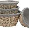 Banneton boulanger en osier entoilé Ø 29 cm Matfer
