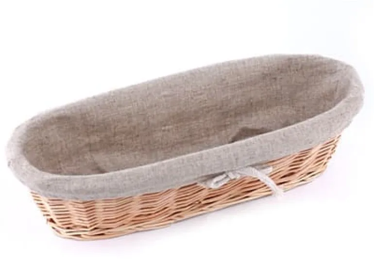 Banneton entoilé long 31 x 11 cm