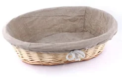 Banneton entoilé ovale 33 x 24 cm