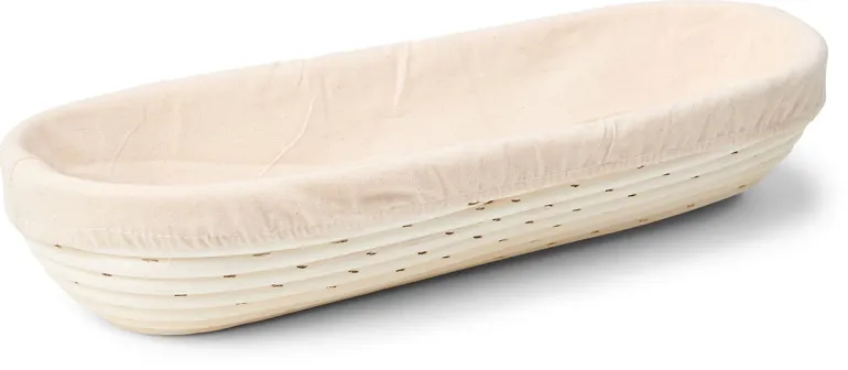 Banneton entoilé ovale 41 x 15 cm Patisse