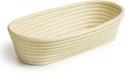 Banneton rotin ovale 27 x 13 cm Ibili