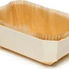 Barquette bois Duc 17,5 x 11 x ht 6 cm Lot de 10 Panibois